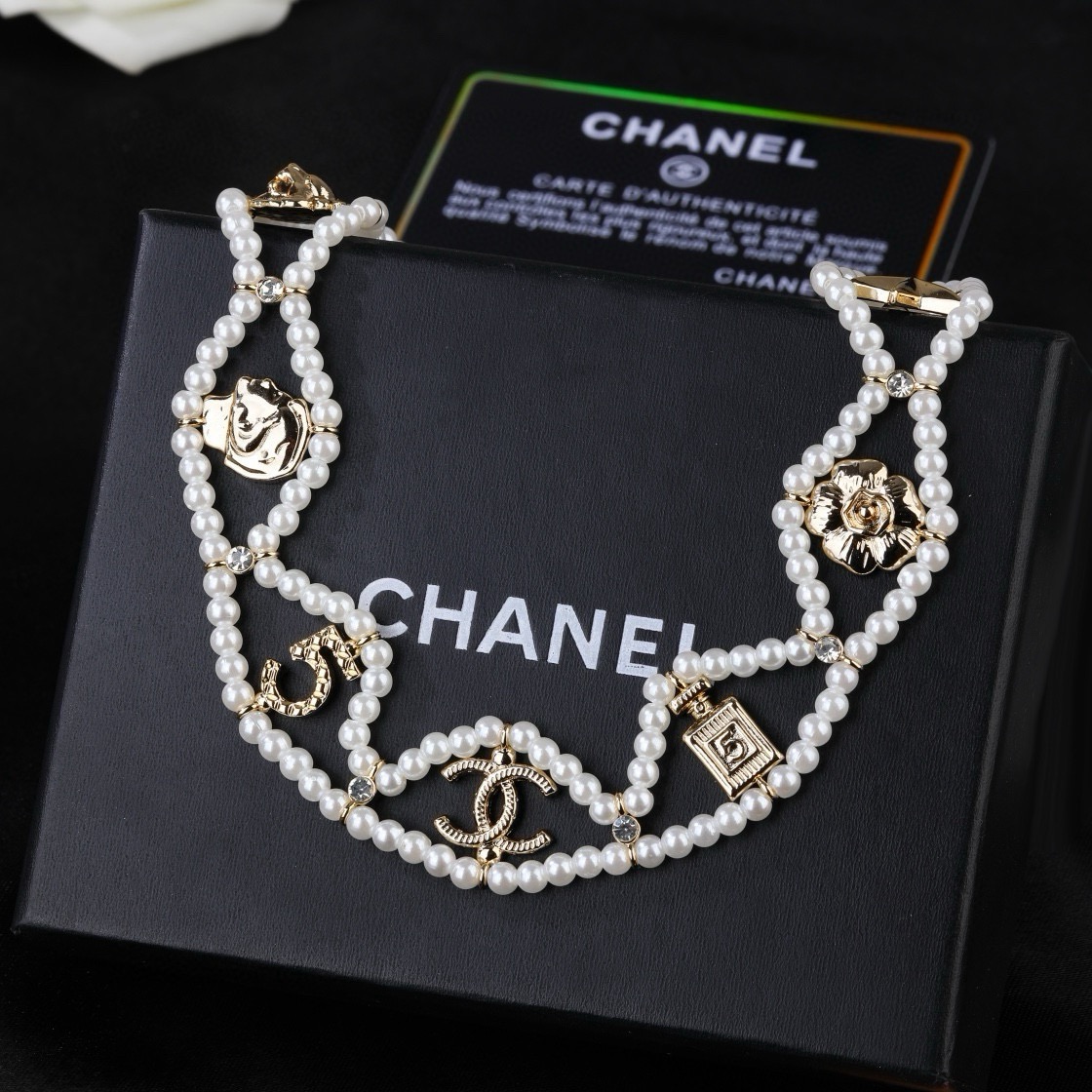 香奈儿 Chanel 新款 项链 专柜同步上新 双C精工打造原版一致黄铜材质