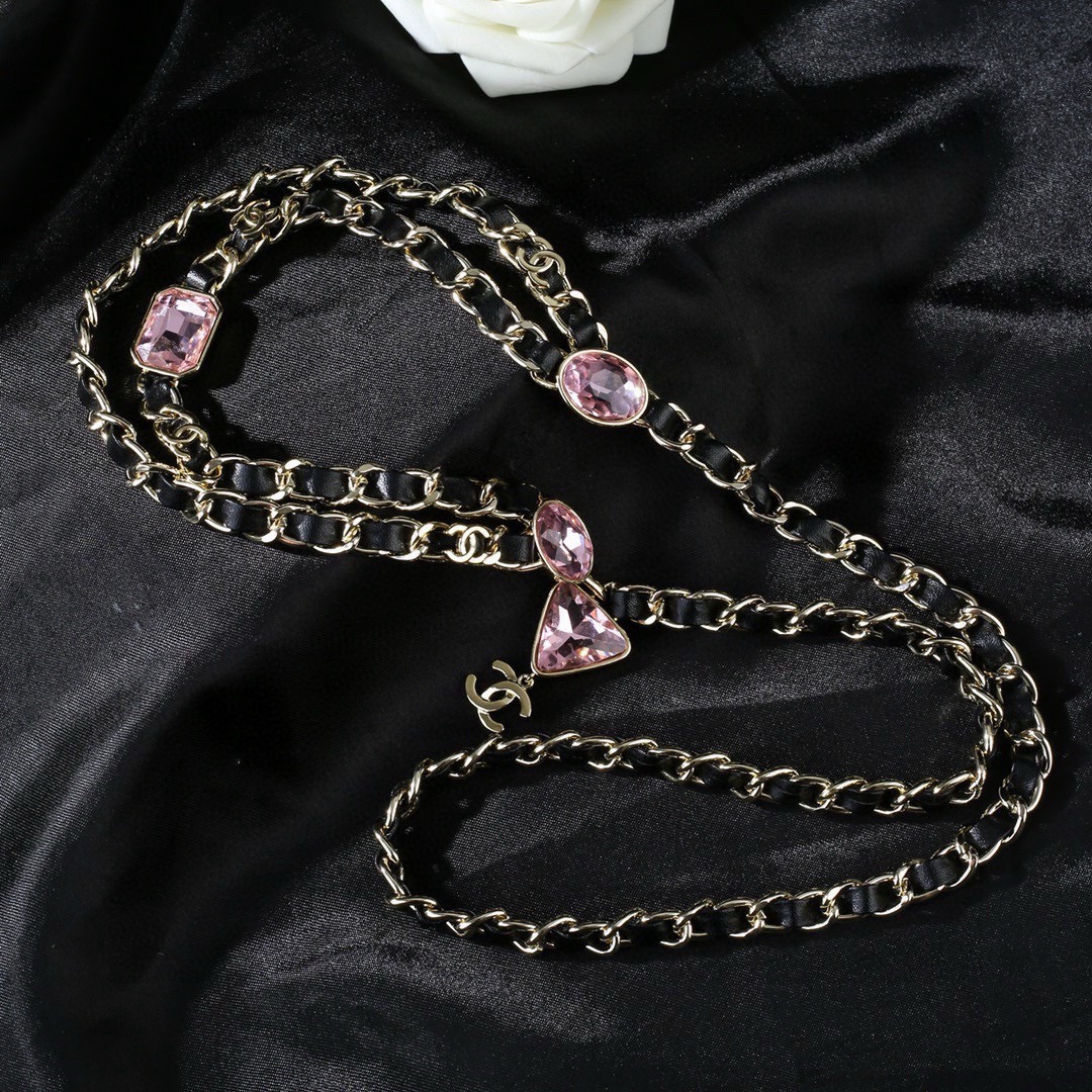 小香 Chanel 新品 字母腰链 代购级别 一比一品质 香奈鹅 系列 方形 经典cc logo 风格高