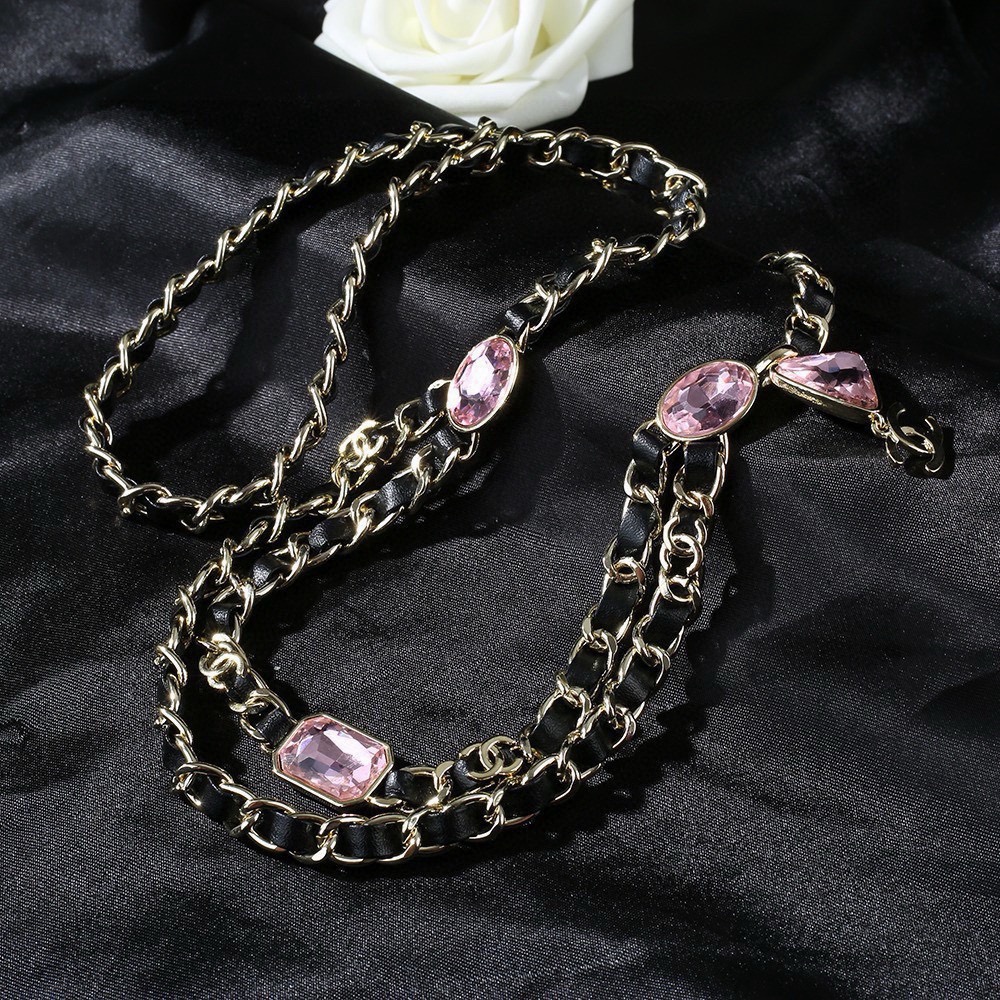 小香 Chanel 新品 字母腰链 代购级别 一比一品质 香奈鹅 系列 方形 经典cc logo 风格高