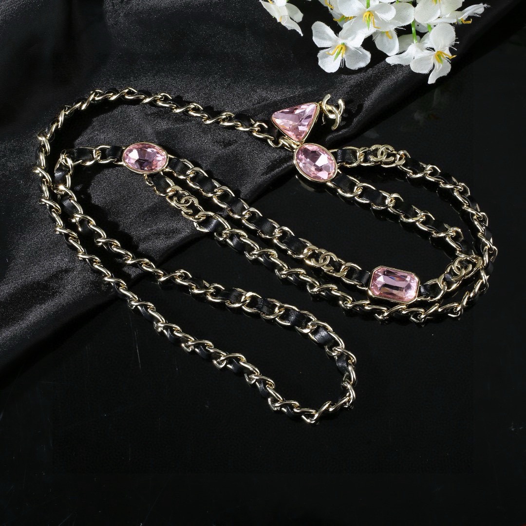 小香 Chanel 新品 字母腰链 代购级别 一比一品质 香奈鹅 系列 方形 经典cc logo 风格高