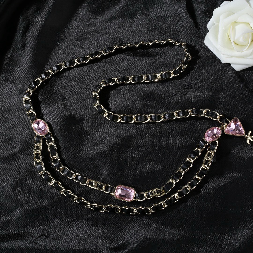 小香 Chanel 新品 字母腰链 代购级别 一比一品质 香奈鹅 系列 方形 经典cc logo 风格高