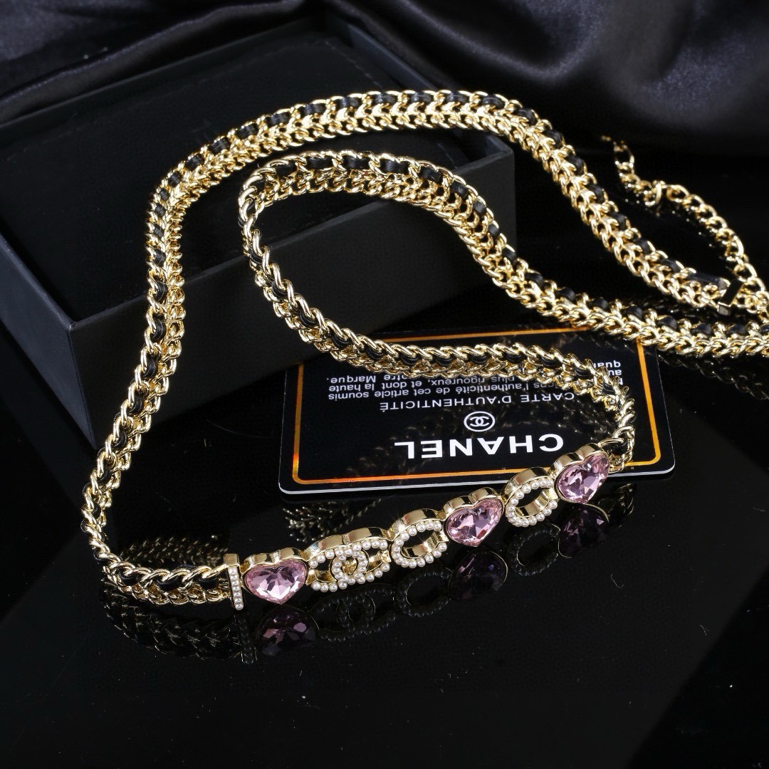 小香 Chanel 新款I💗COCO小羊皮腰链 原版材质 独家定制 纯手工编织 时尚百搭 超级重工的一款腰链