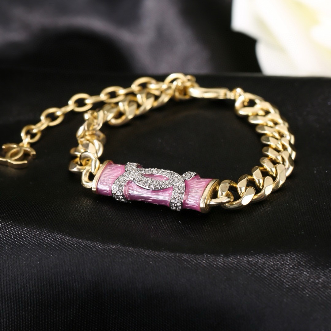 小香 Chanel 新款手链 专柜同步上新 双C手链 精工打造原版一致黄铜材质