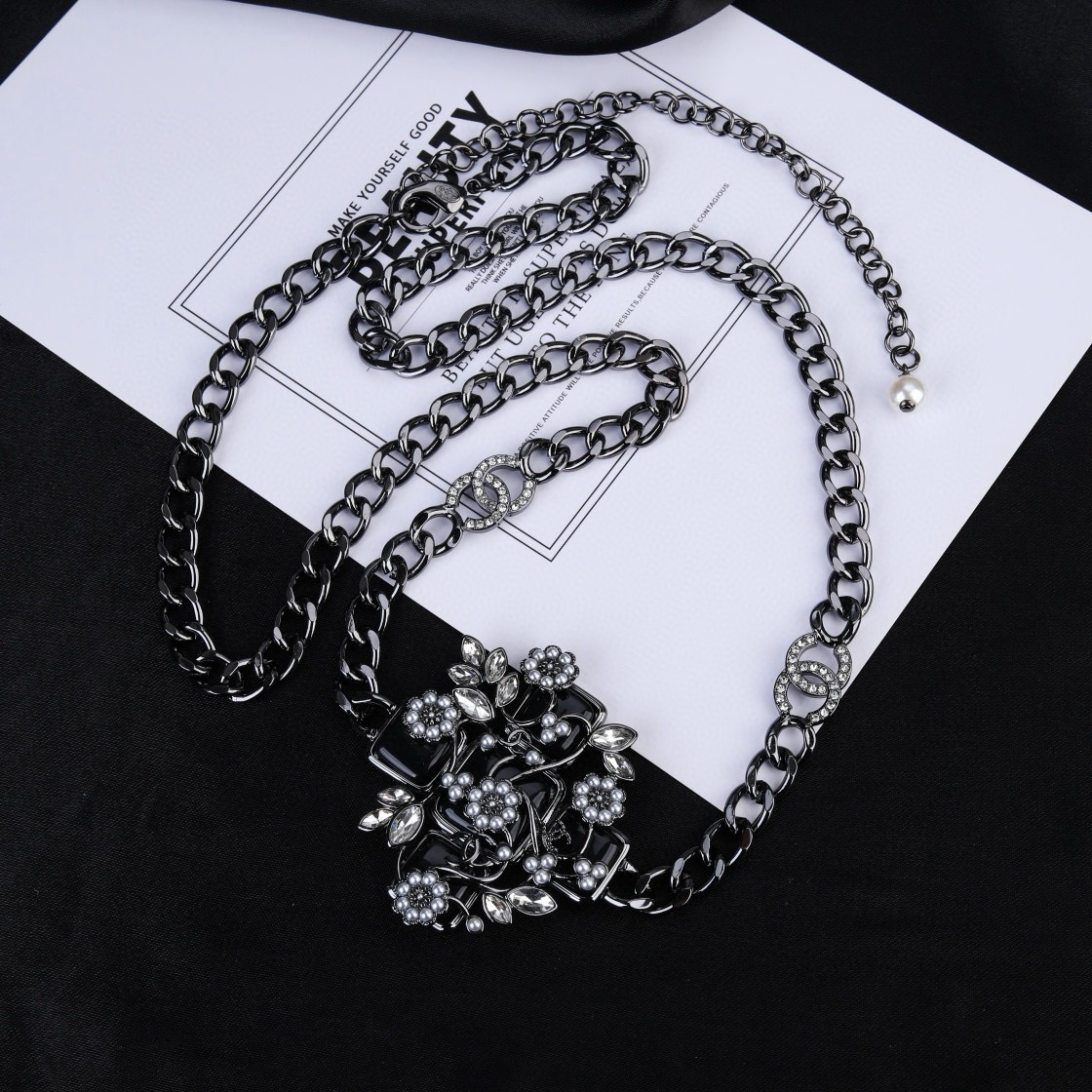 小香 Chanel 新品腰链 代购级别 一比一品质 香奈鹅 系列 经典cc logo 风格高级百搭 高级