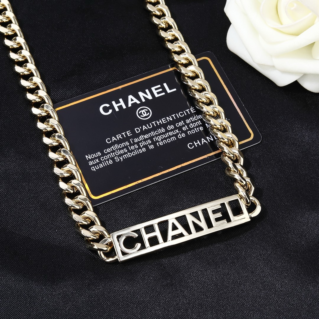 小香 Chanel 2023新款腰链 专柜同步上新 双C项链 精工打造原版一致黄铜材质