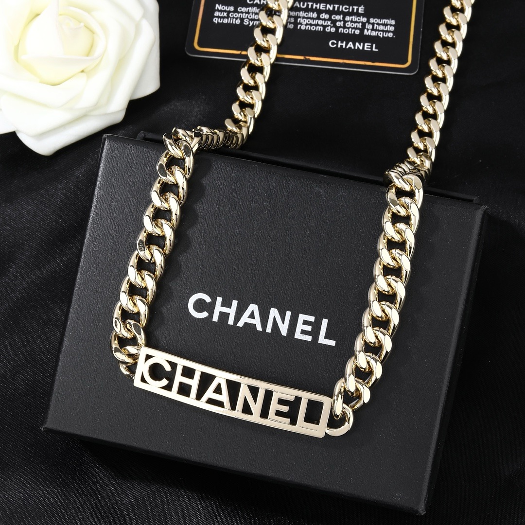 小香 Chanel 2023新款腰链 专柜同步上新 双C项链 精工打造原版一致黄铜材质