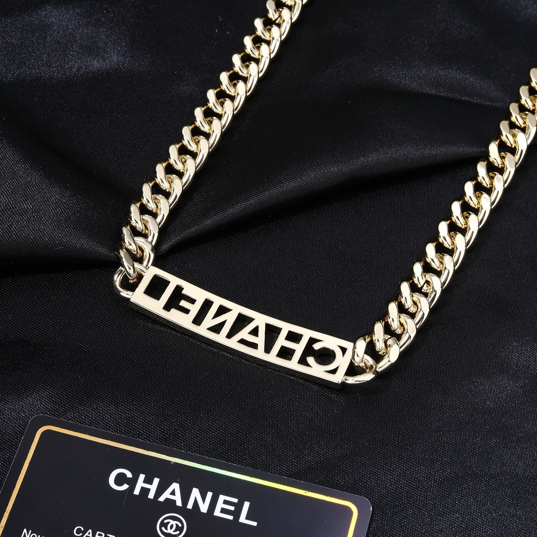 小香 Chanel 2023新款腰链 专柜同步上新 双C项链 精工打造原版一致黄铜材质