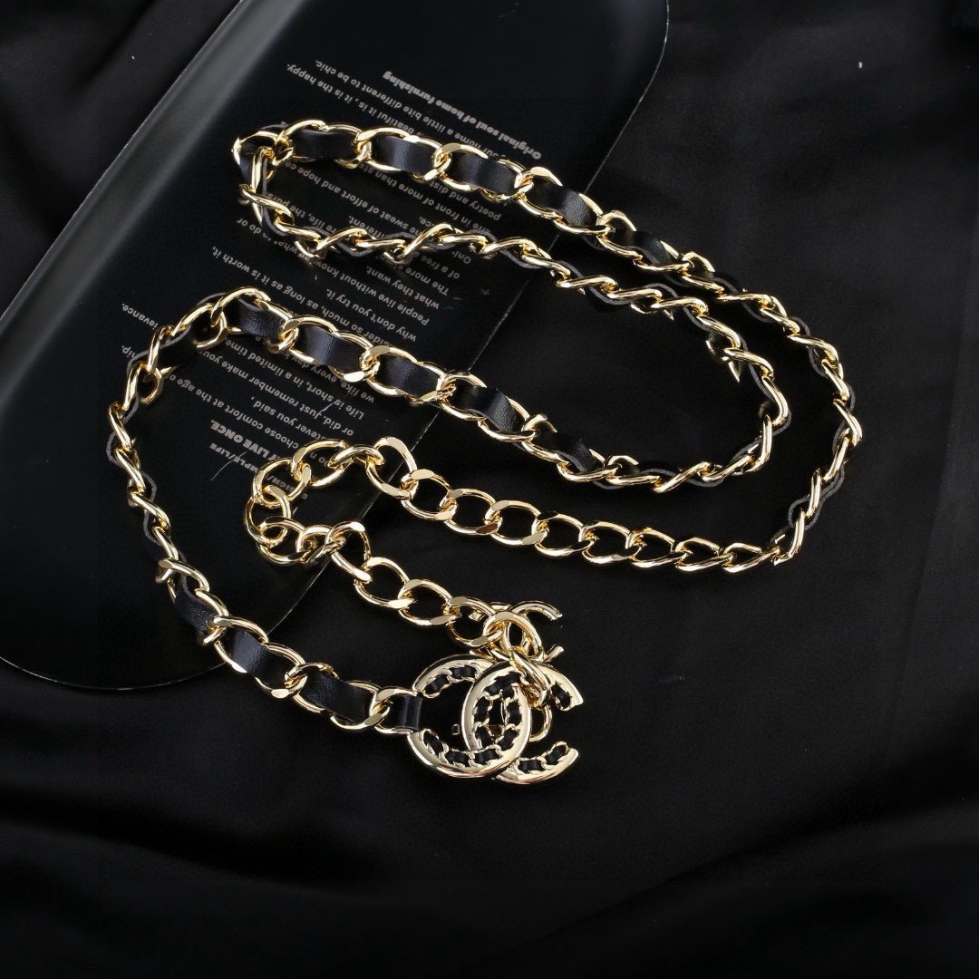 小香 Chanel 新品腰链 代购级别 一比一品质 香奈鹅 系列 经典cc logo 风格高级百搭 高级