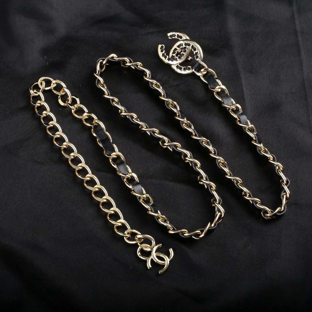 小香 Chanel 新品腰链 代购级别 一比一品质 香奈鹅 系列 经典cc logo 风格高级百搭 高级