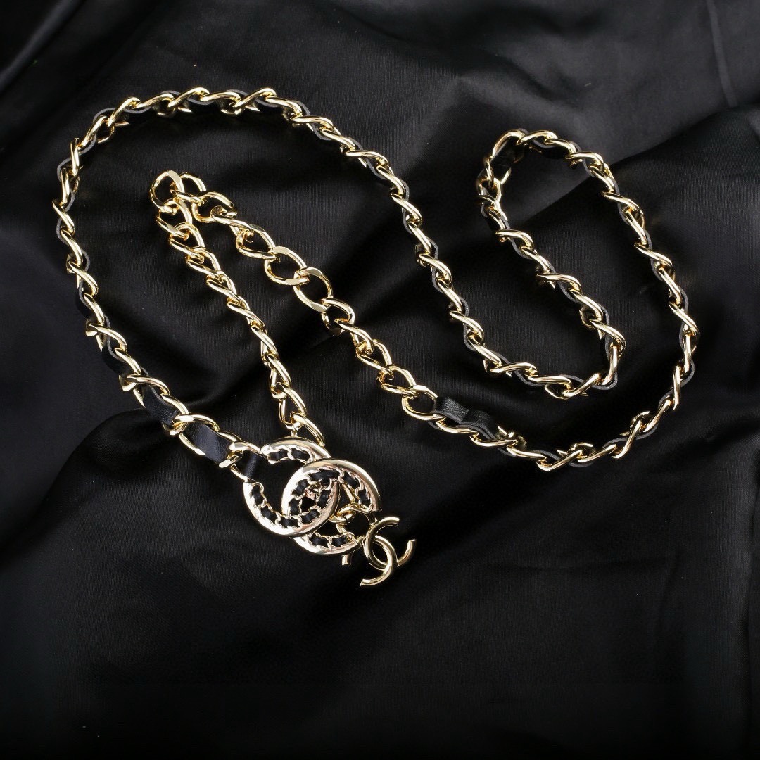 小香 Chanel 新品腰链 代购级别 一比一品质 香奈鹅 系列 经典cc logo 风格高级百搭 高级