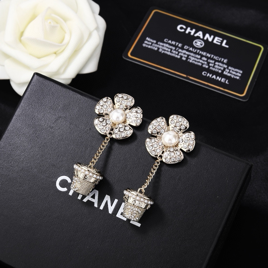 小香 Chanel 新品耳环 代购级别 一比一品质 香奈鹅 系列 经典cc logo 风格高级百搭 高级