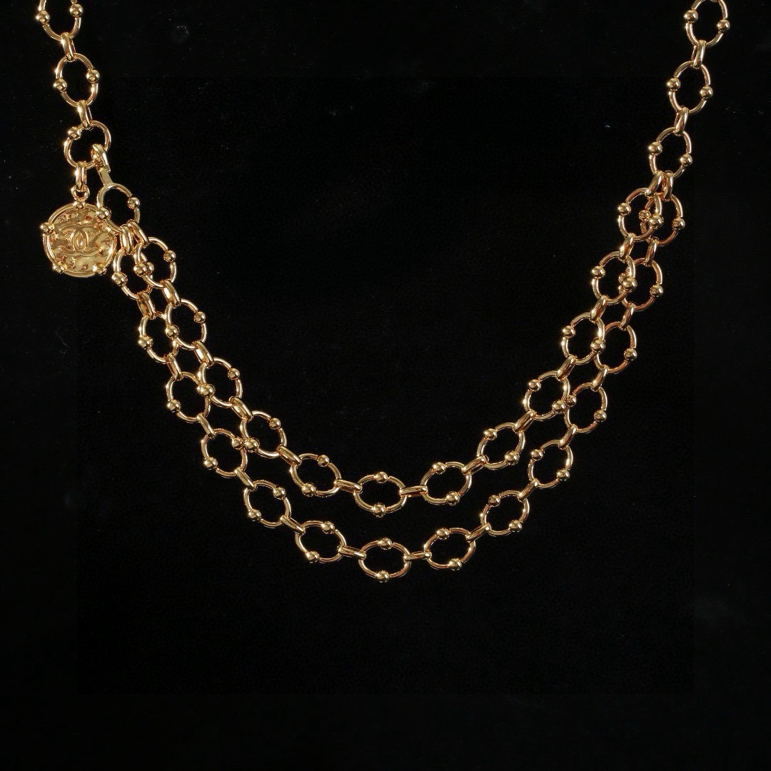 小香 Chanel 新品中古腰链 代购级别 一比一品质 香奈鹅 系列 经典cc logo 风格高级百搭 