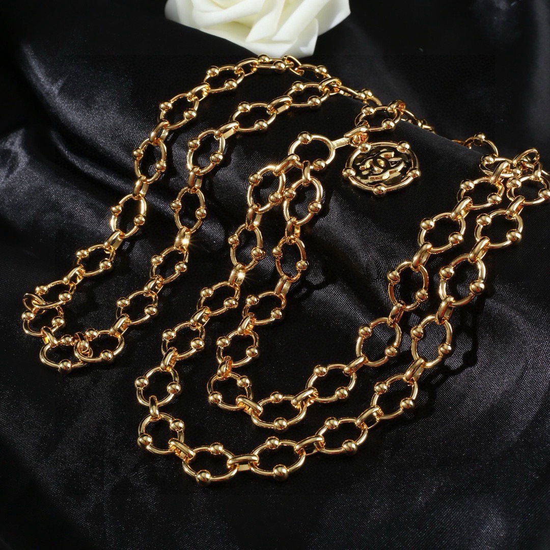 小香 Chanel 新品中古腰链 代购级别 一比一品质 香奈鹅 系列 经典cc logo 风格高级百搭 