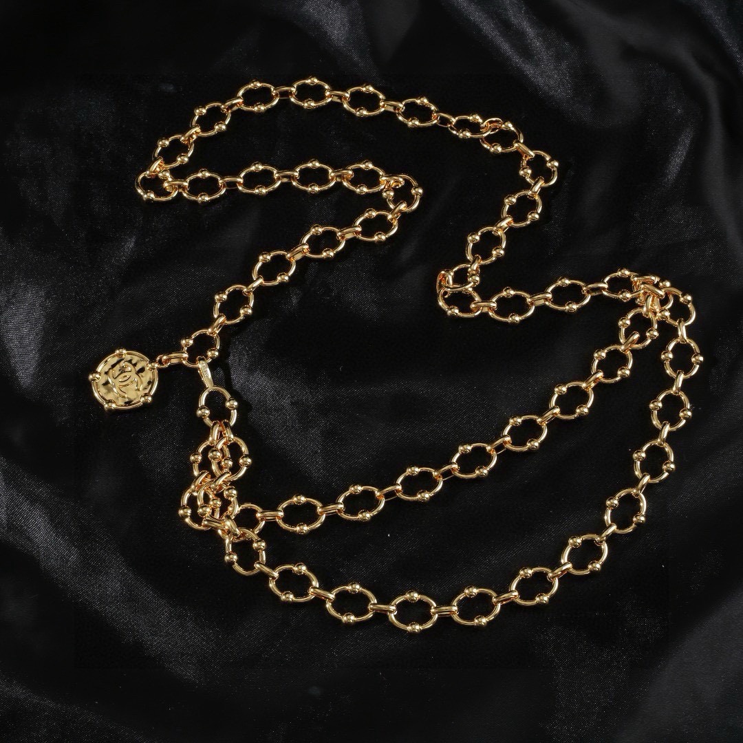 小香 Chanel 新品中古腰链 代购级别 一比一品质 香奈鹅 系列 经典cc logo 风格高级百搭 