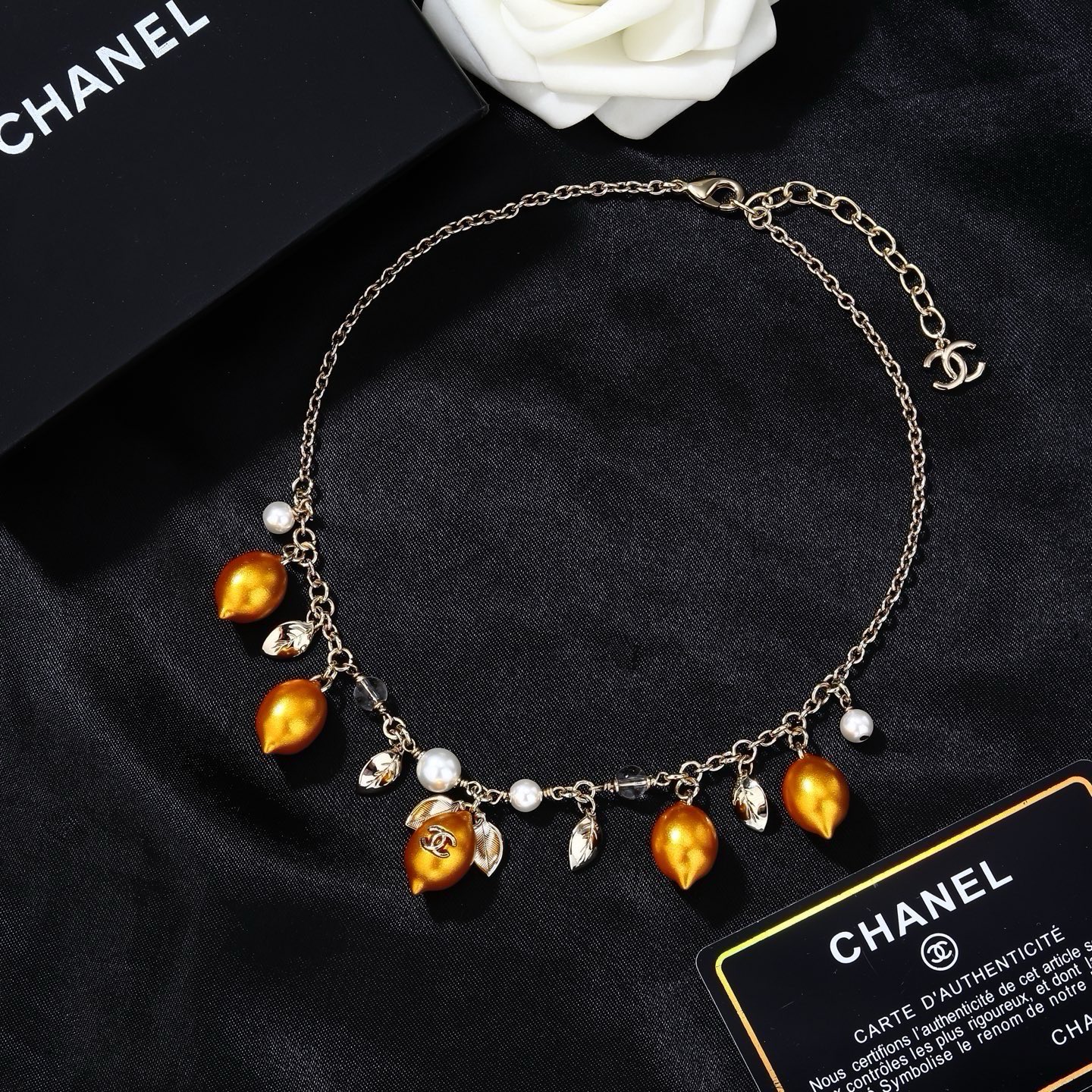 小香 Chanel 新款项链 专柜同步上新 双C 精工打造原版一致黄铜材质