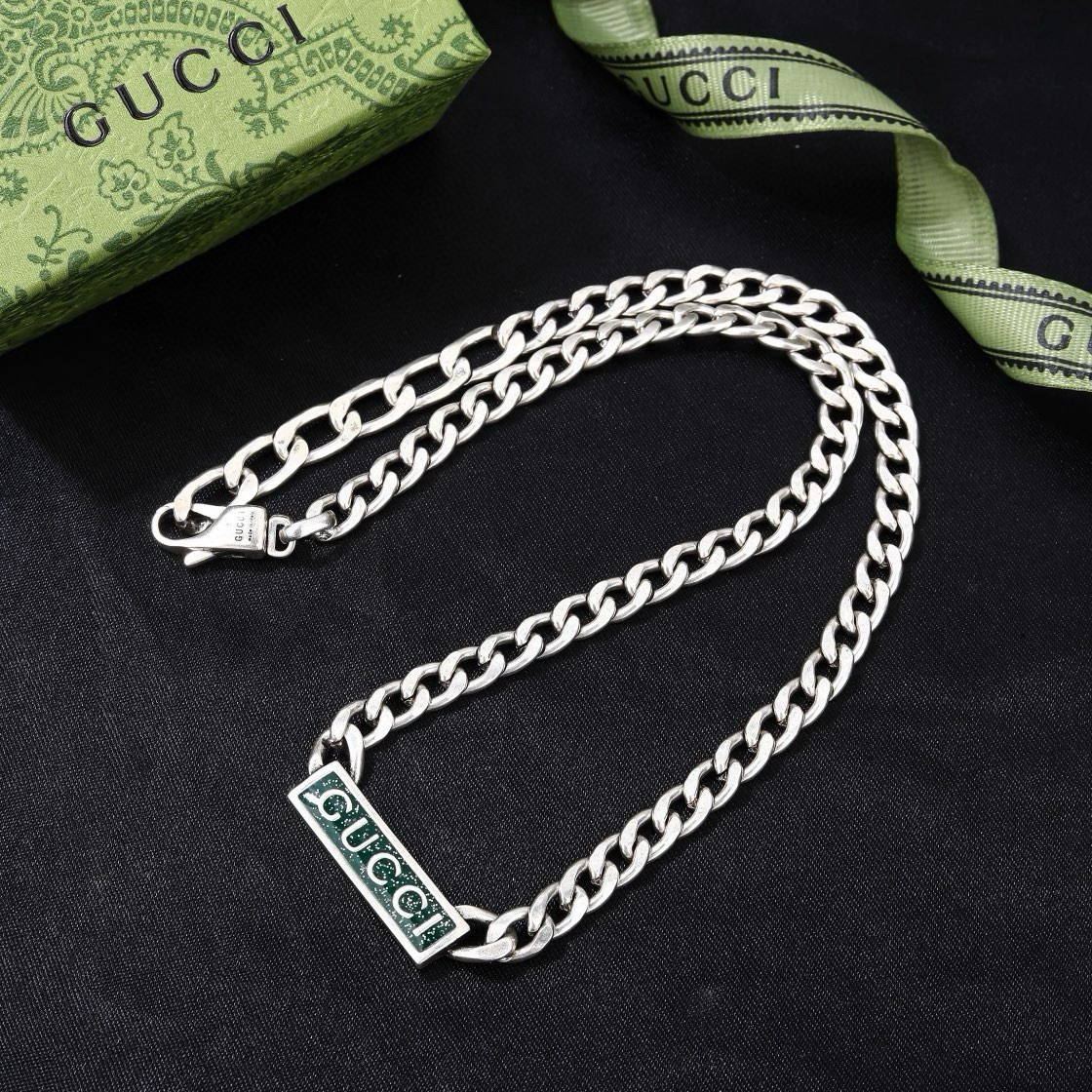 Gucci 古驰  项链最新火爆开启  双G  项链 绝对是古驰的风格🔹夸张、重装饰、 超级好看🔹代购级