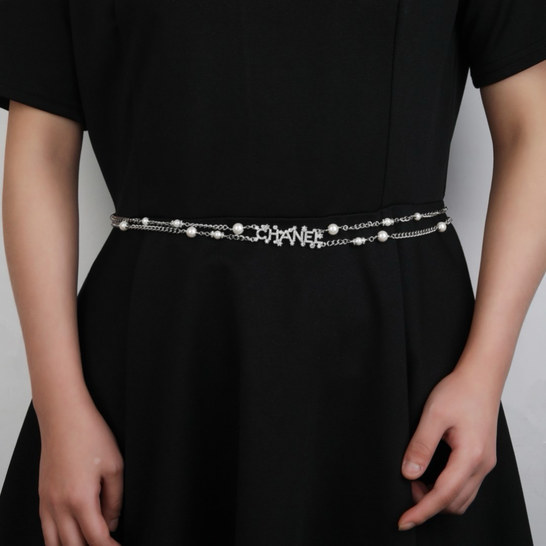 小香 Chanel 新品腰链 代购级别 一比一品质 香奈鹅 系列 经典cc logo 风格高级百搭 高级