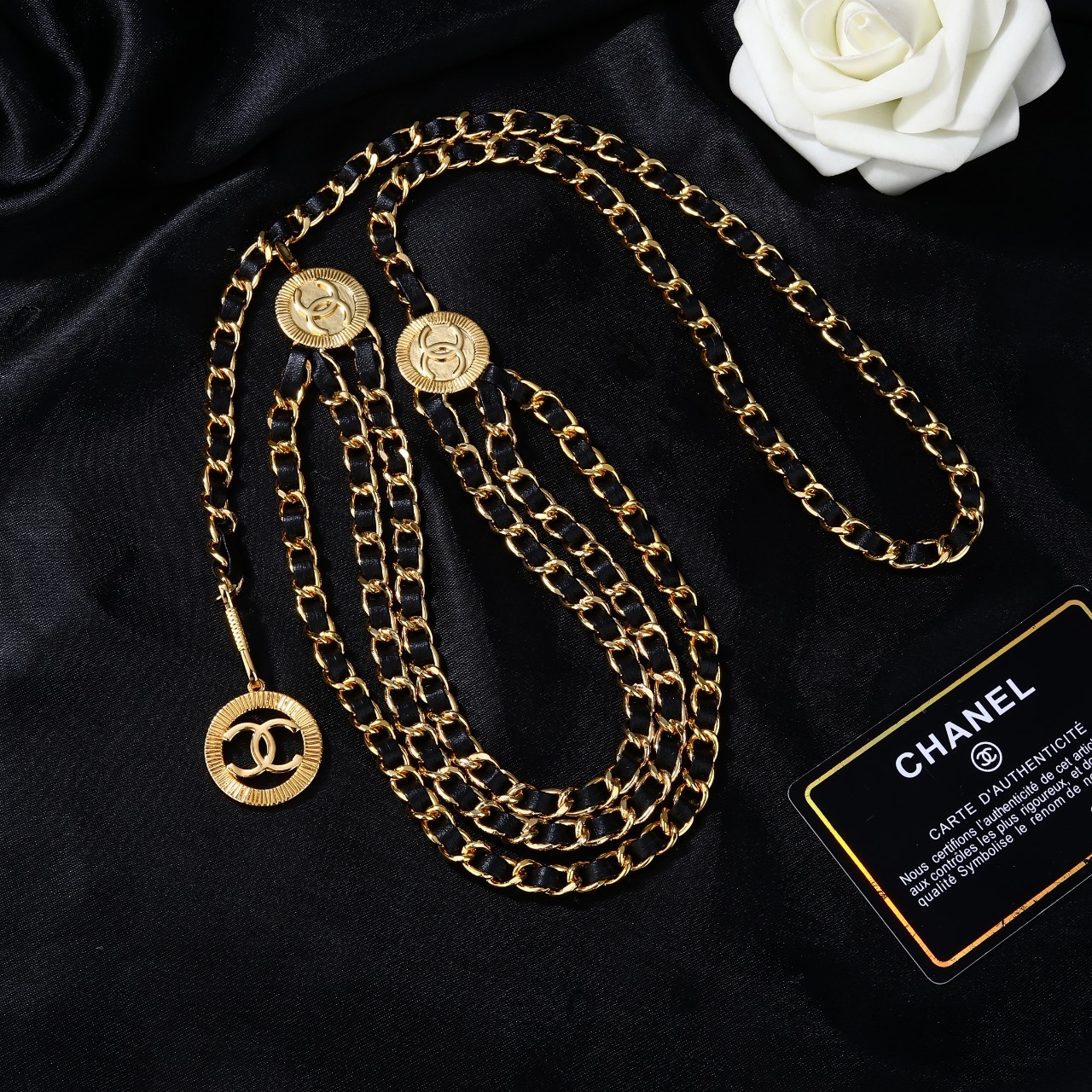 小香 Chanel 新品腰链 代购级别 一比一品质 香奈鹅 系列 风格高级百搭 高级感爆棚 现货