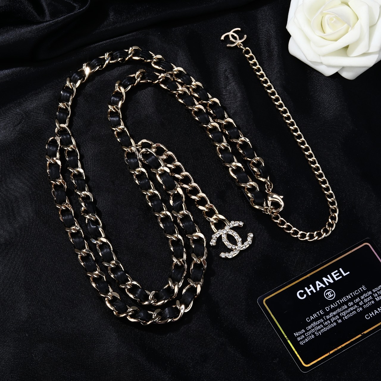 小香 Chanel 新品腰链 代购级别 一比一品质 香奈鹅 经典cc logo 风格高级百搭 高级感爆棚