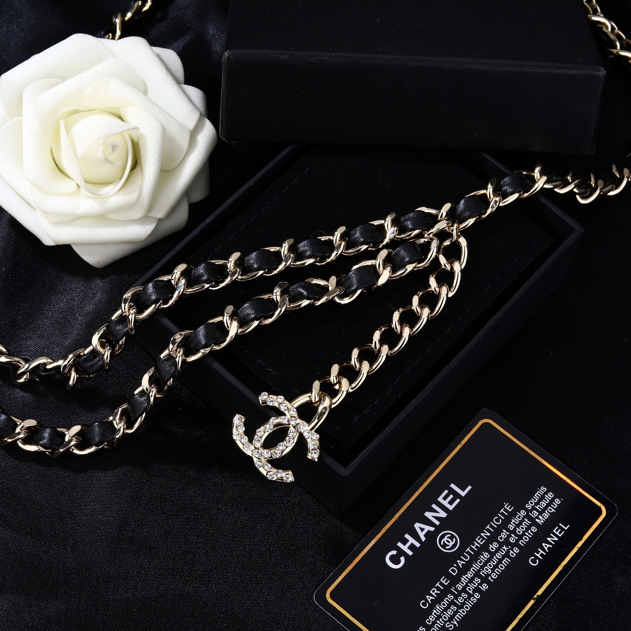 小香 Chanel 新品腰链 代购级别 一比一品质 香奈鹅 经典cc logo 风格高级百搭 高级感爆棚