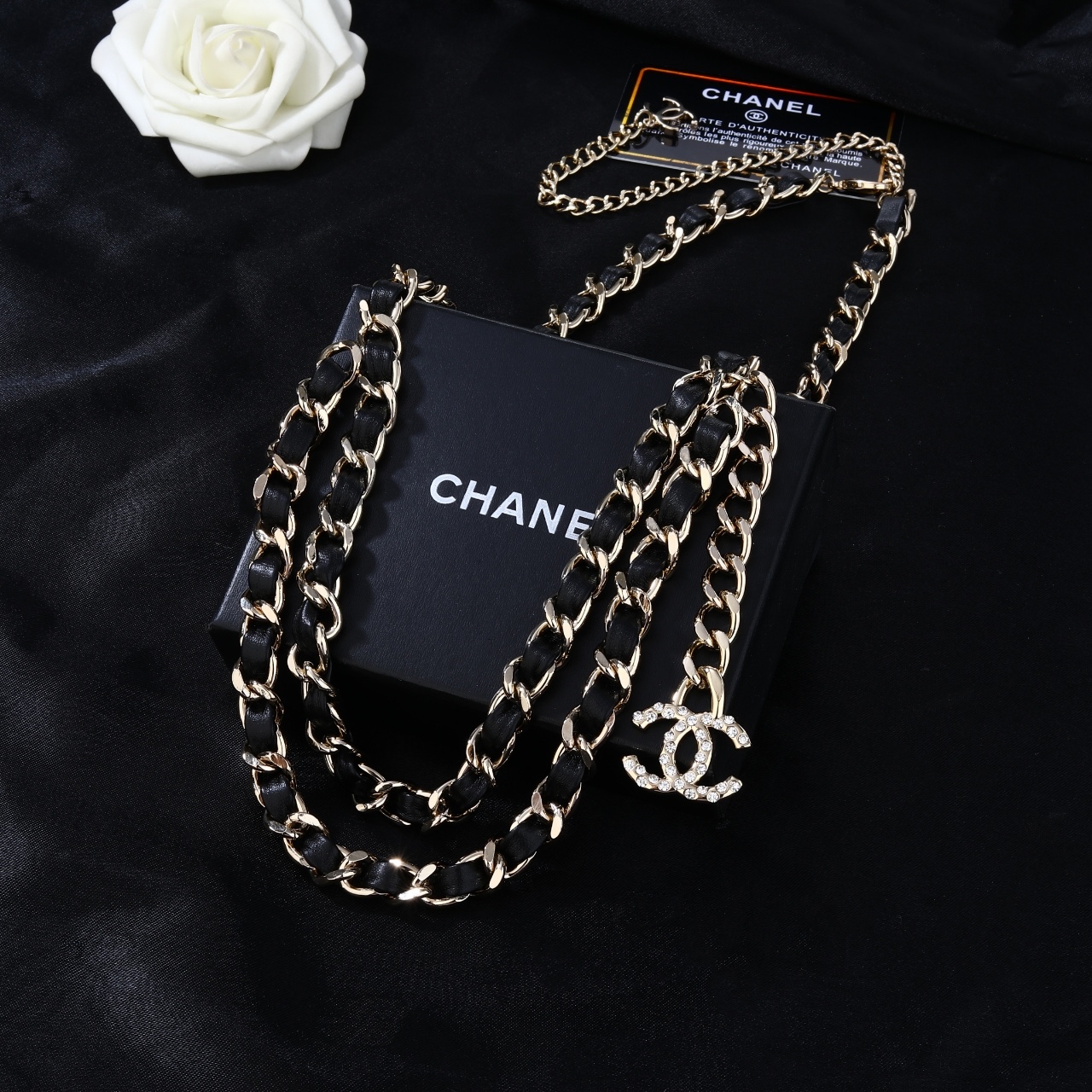 小香 Chanel 新品腰链 代购级别 一比一品质 香奈鹅 经典cc logo 风格高级百搭 高级感爆棚