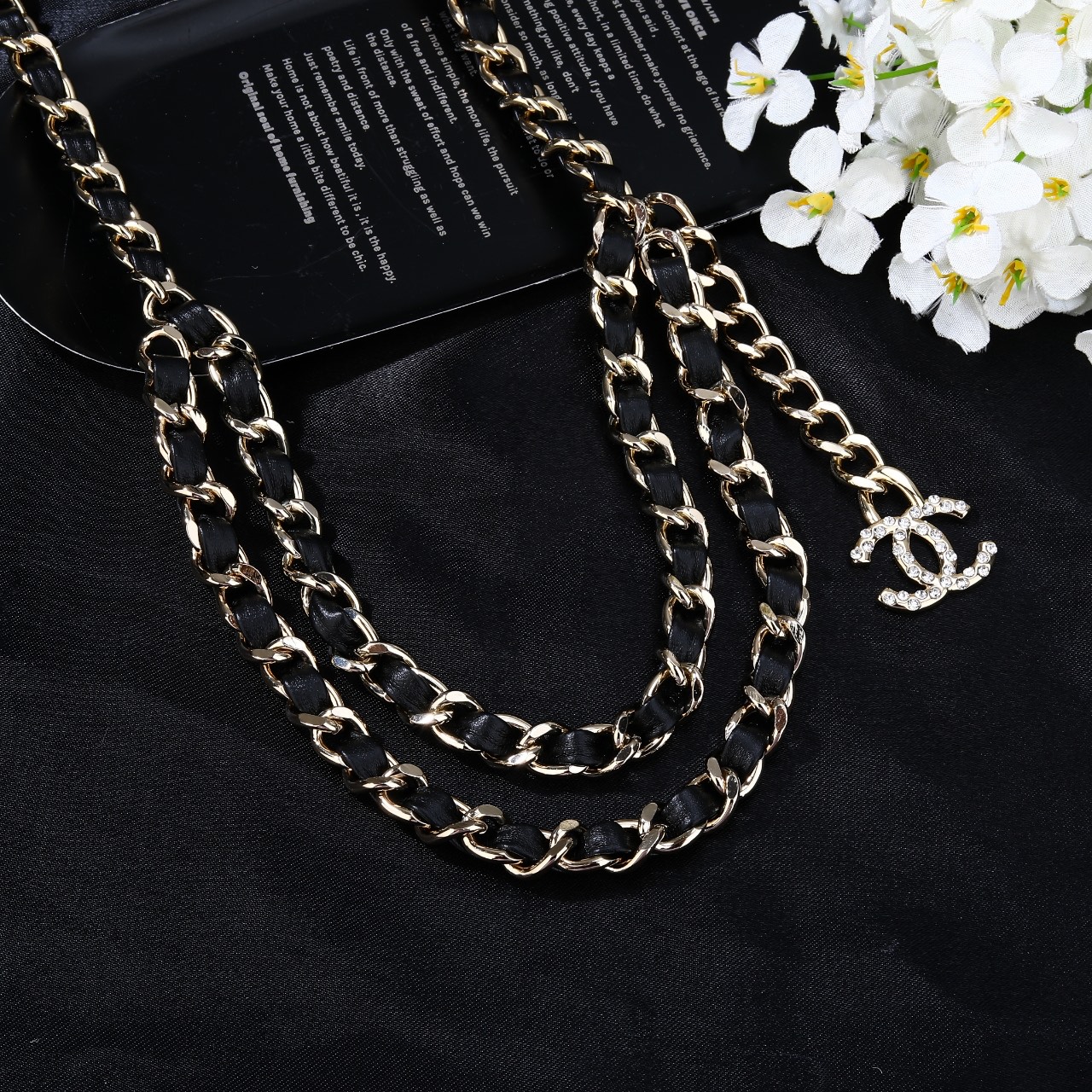 小香 Chanel 新品腰链 代购级别 一比一品质 香奈鹅 经典cc logo 风格高级百搭 高级感爆棚