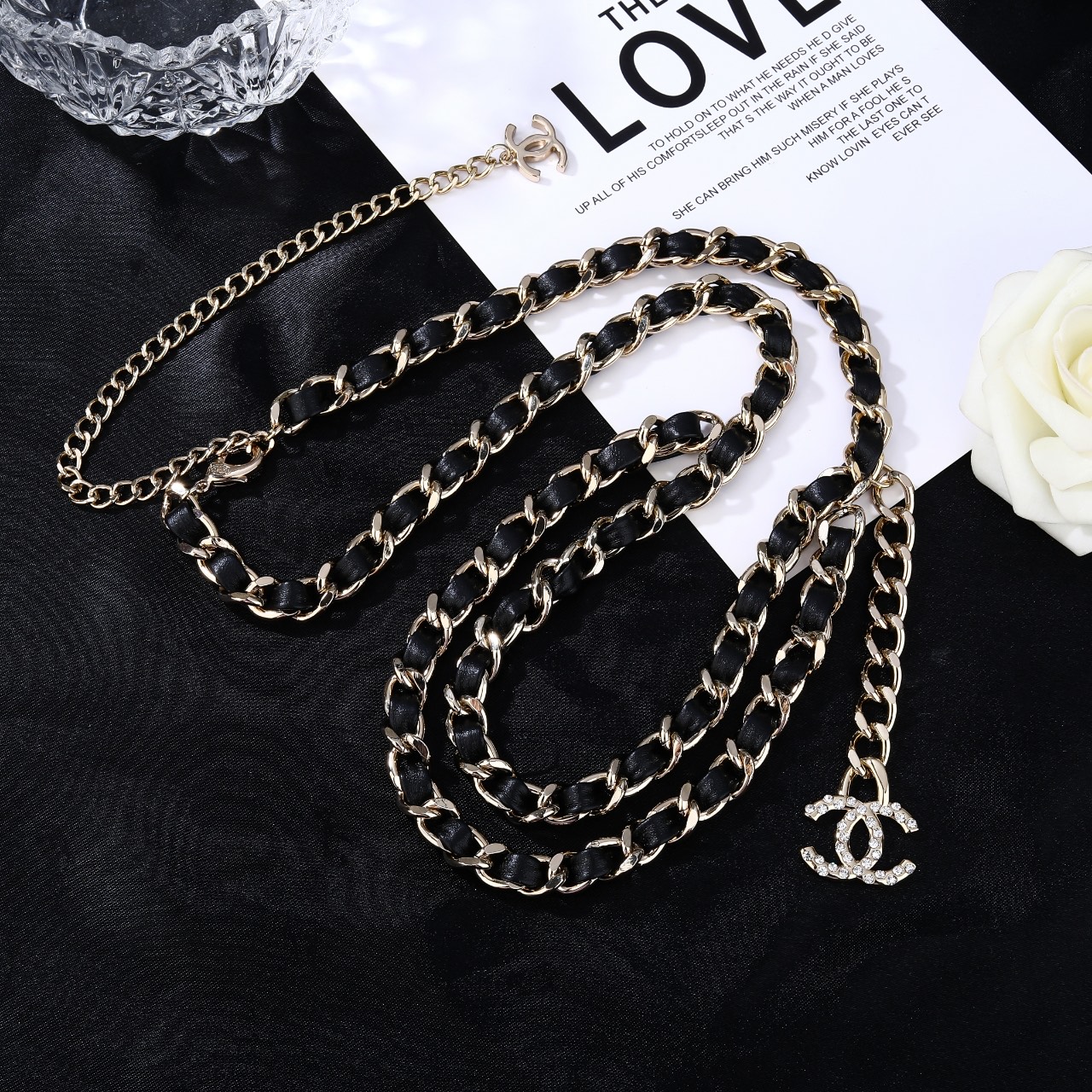 小香 Chanel 新品腰链 代购级别 一比一品质 香奈鹅 经典cc logo 风格高级百搭 高级感爆棚