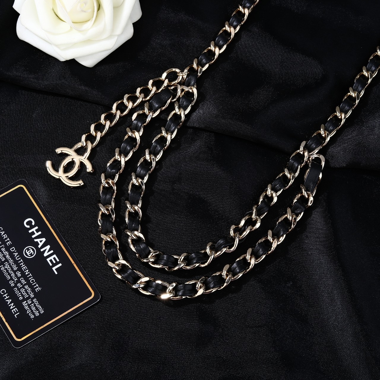小香 Chanel 新品腰链 代购级别 一比一品质 香奈鹅 经典cc logo 风格高级百搭 高级感爆棚