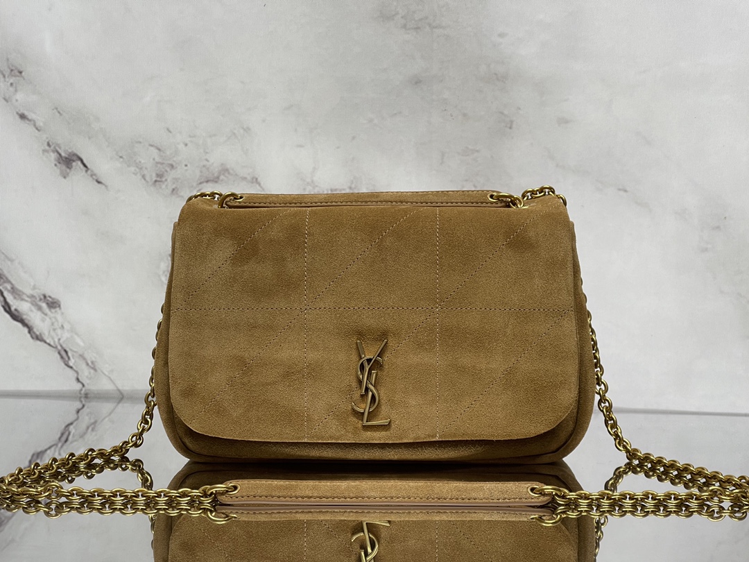 Saint Laurent Ysl JAMIE 4.3 small frosted calfskin! CARRE RIVE