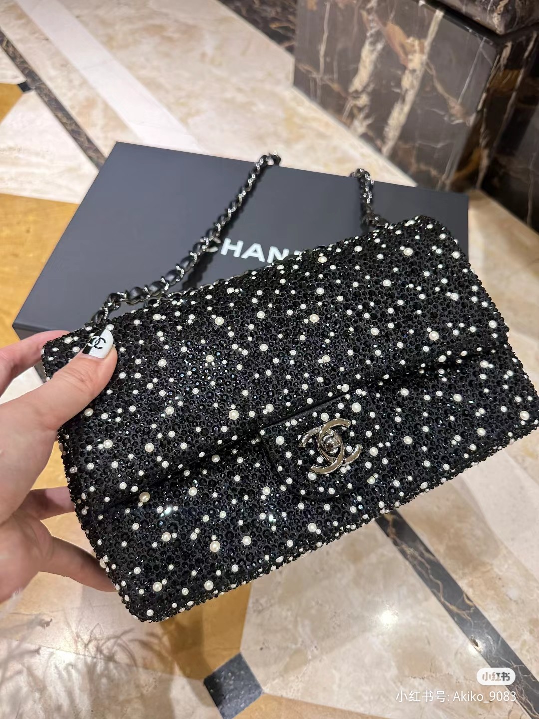 Handmade Chanel Pearl Diamond