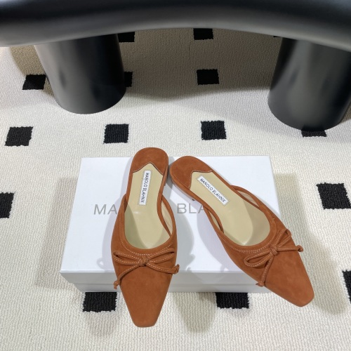 Manolo Blahnik 2025 New Mb Women's High Heel Mule Slippers Grid Mesh 1 Manolo Blahnik 2025 New Mb Women's High Heel Mule Slippers Grid Mesh