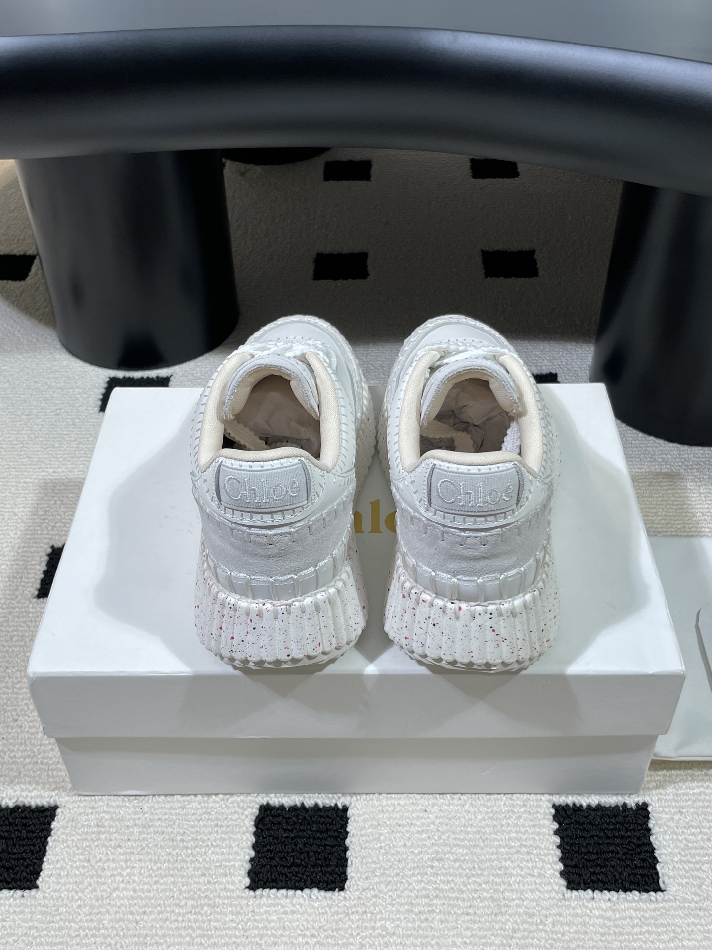 Chloe Nama Sneakers - Women's Designer White Leather Sneakers 9 i1757463946624 6786 0 7