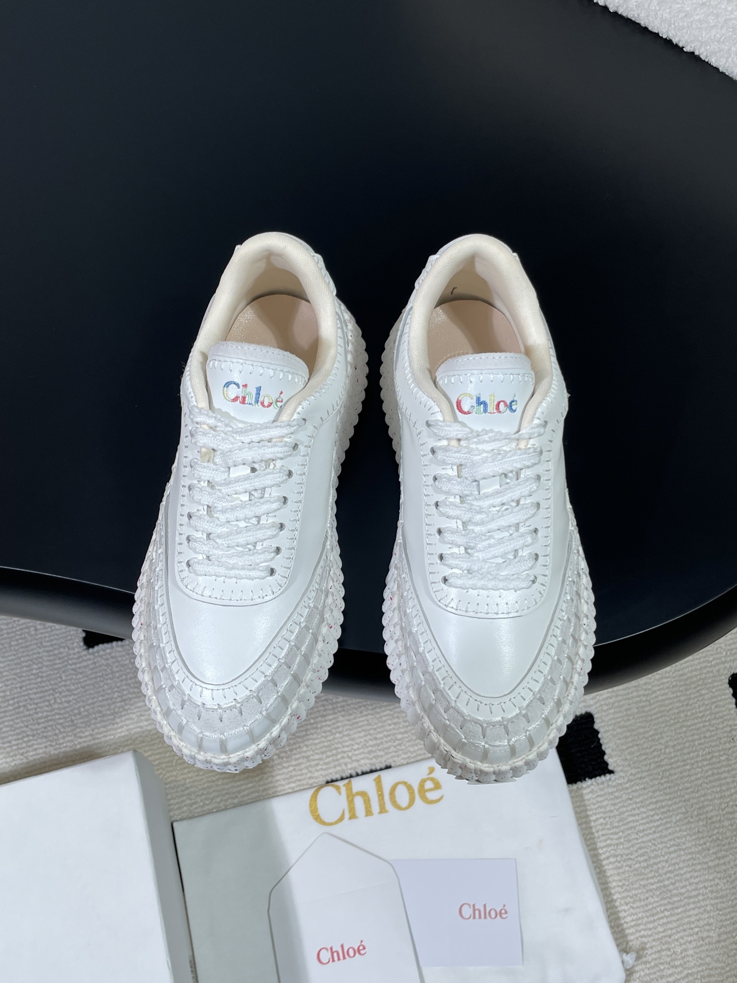 Chloe Nama Sneakers - Women's Designer White Leather Sneakers 4 i1757463946774 4274 0 1