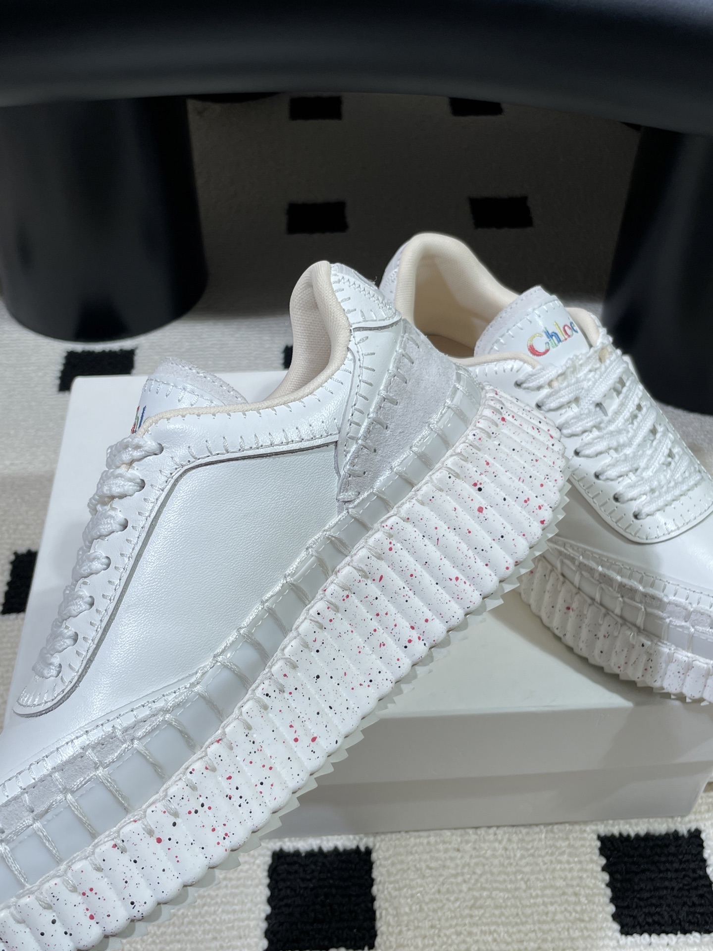 Chloe Nama Sneakers - Women's Designer White Leather Sneakers 7 i1757463951400 4556 0 5