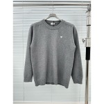 Celine Clothing Sweatshirts Black Grey Embroidery Knitting Wool 1 Celine Clothing Sweatshirts Black Grey Embroidery Knitting Wool