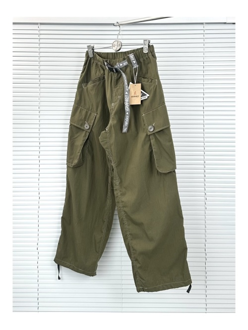 AND WANDER X GRAMICCI Wide Leg Cargo Pants Ripstop Multi-Pocket 1 AND WANDER X GRAMICCI Wide Leg Cargo Pants Ripstop Multi-Pocket