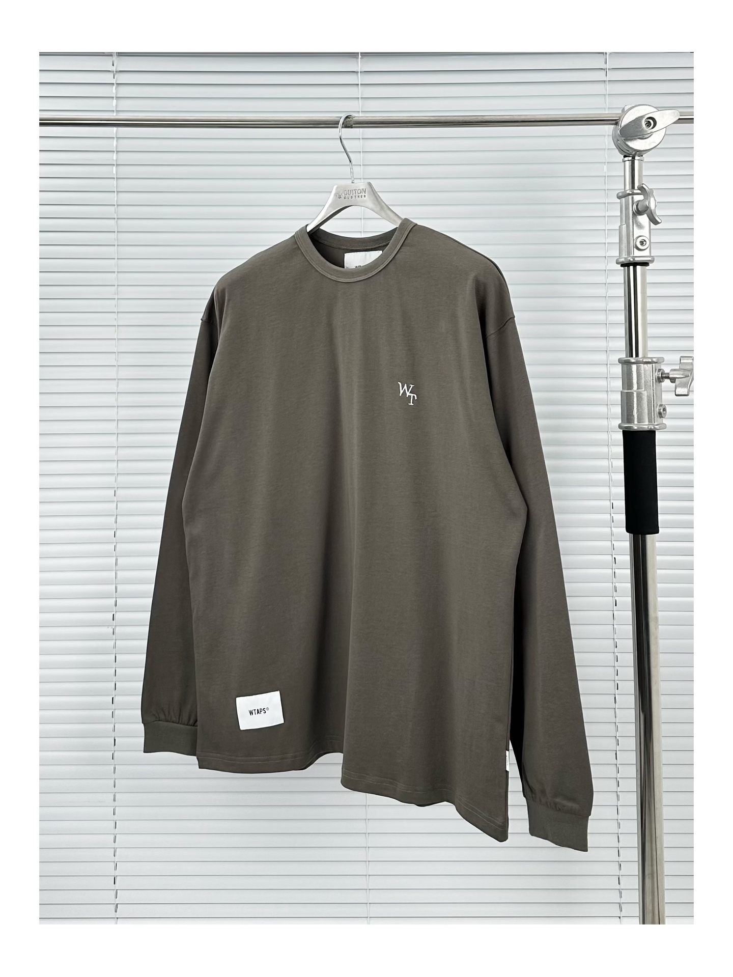 WTAPS Embroidered Long Sleeve T-Shirt - Streetwear Style, Comfortable Fit