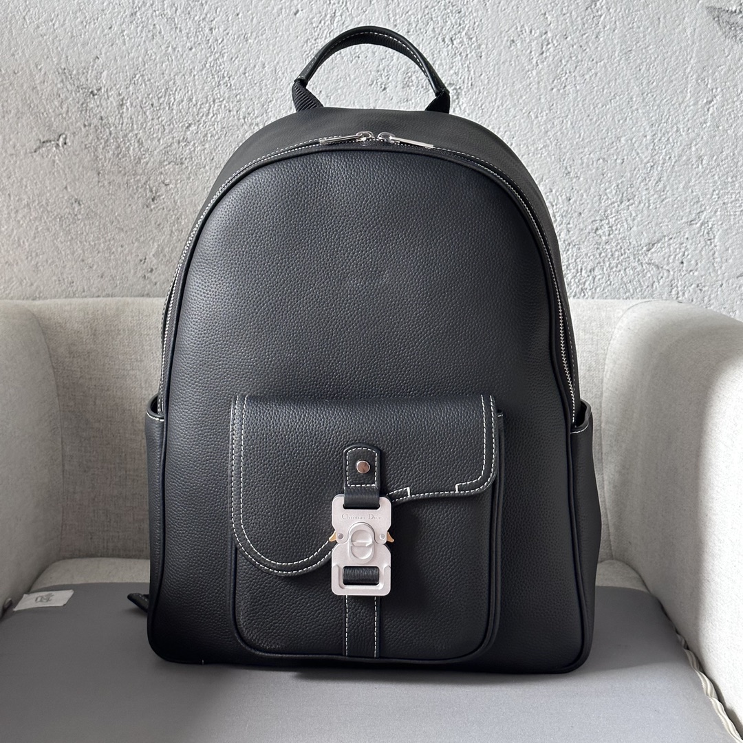 Quality AAA+ Replica
 Dior Bags Backpack Fashion Black Men Cowhide Fabric Winter Collection