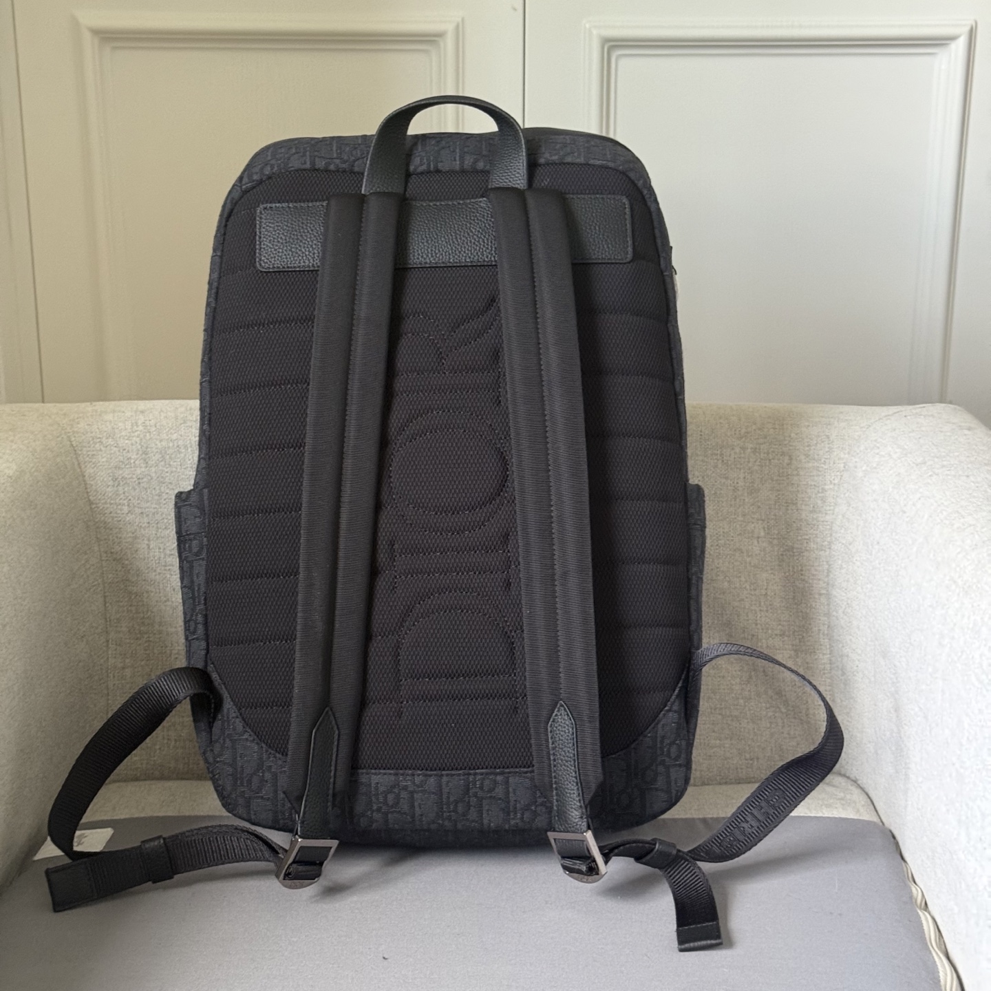 Dior Rider Soft Backpack: Black Oblique Fabric, Leather Details, and Dior Signature 3 i1751006013909 1481 0 1