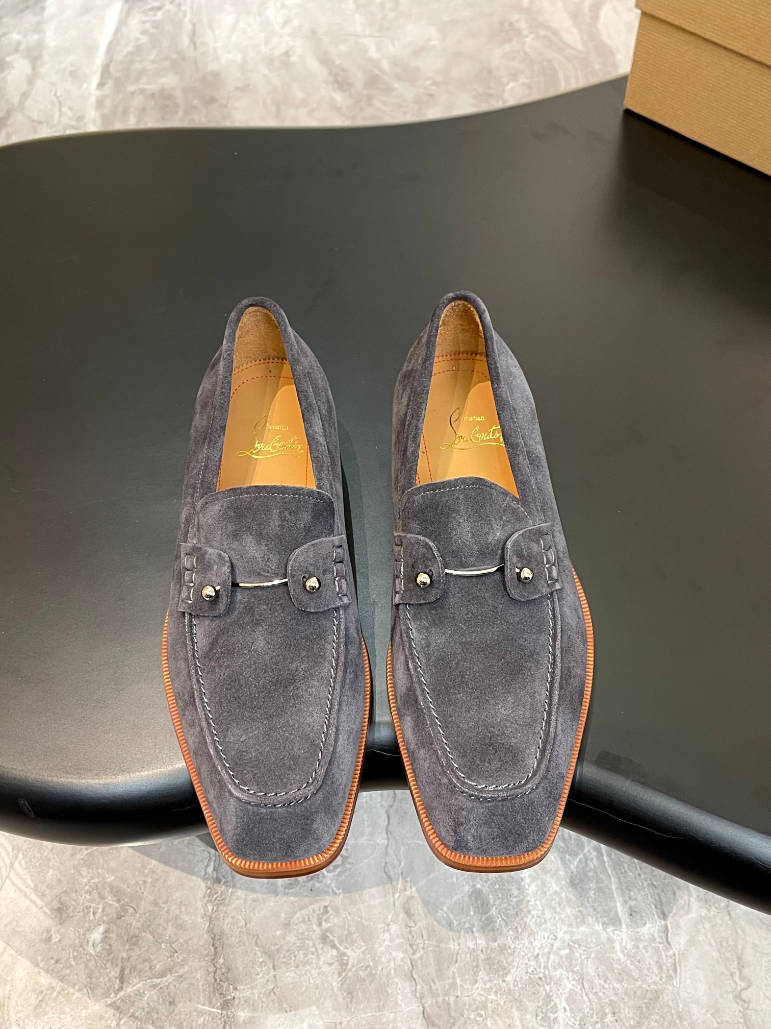 Christian Louboutin（cl男） Style Red Leather Men's Shoes Lookbook Reference image 1