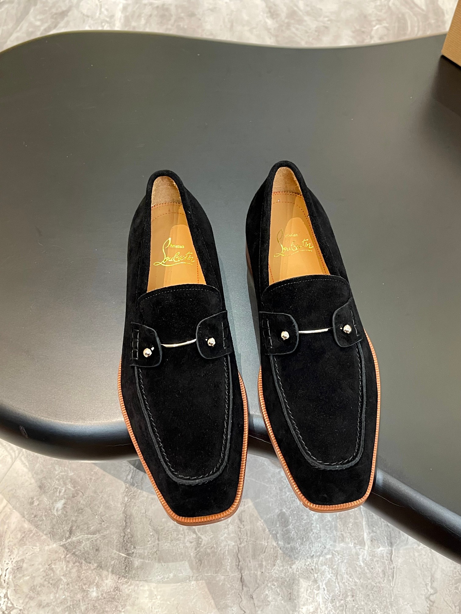Christian Louboutin（cl男） Style Red Leather Men's Shoes Lookbook Reference image 1