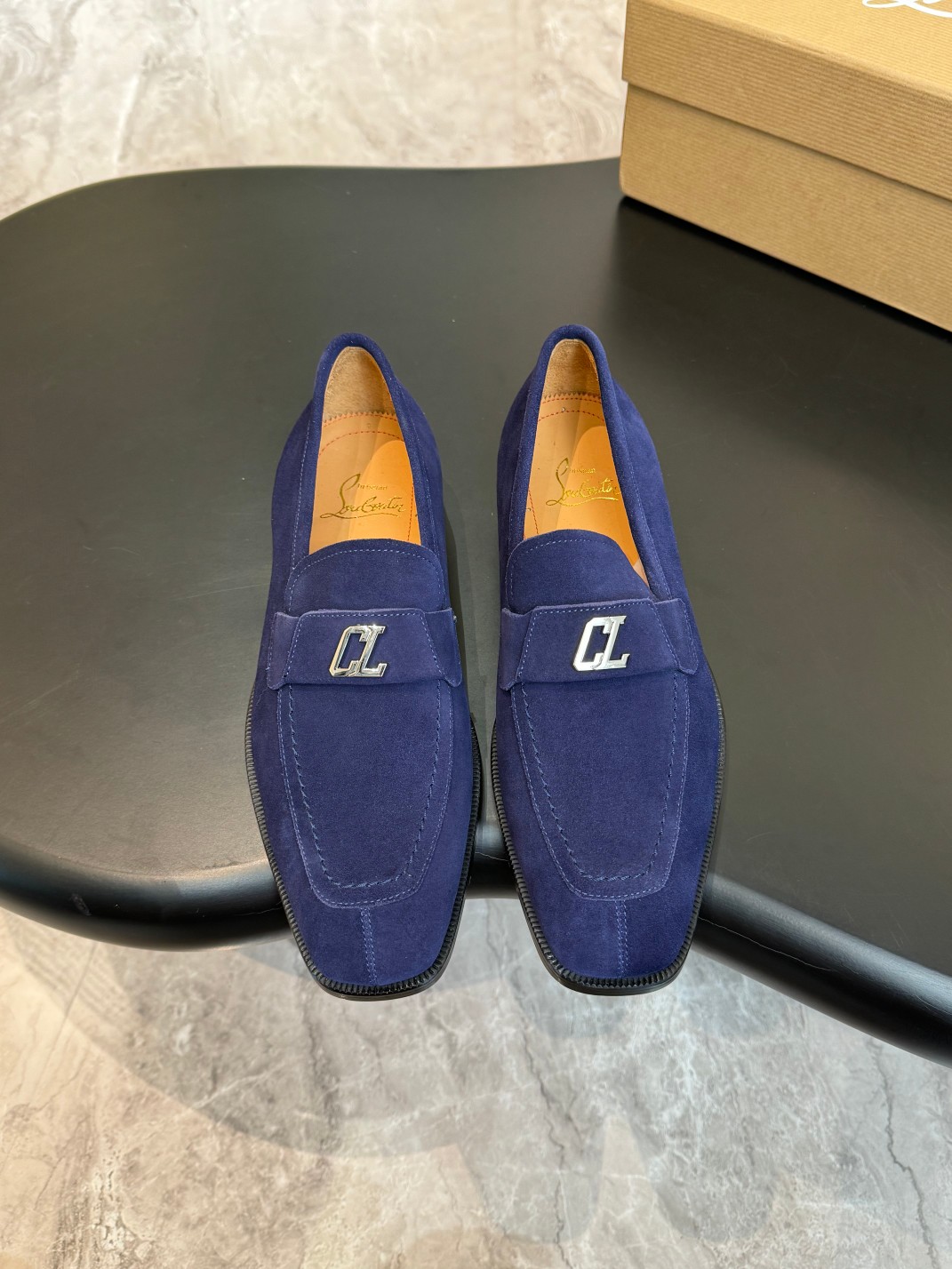Christian Louboutin（cl男） Style Red Leather Men's Shoes Lookbook Reference image 1