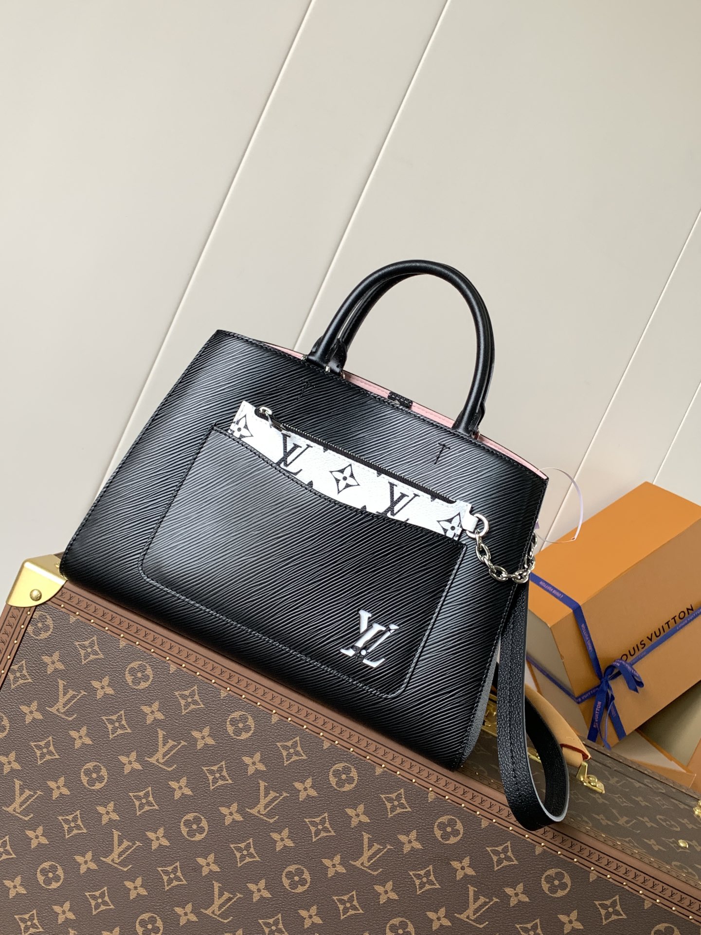 Louis Vuitton LV Marelle Sacs À Main Sacs Cabas Réplique AAA de haute qualité
 Noir Bleu Le Brun Caramel Blanc Travail ouvert Epi Cuir vache M59953