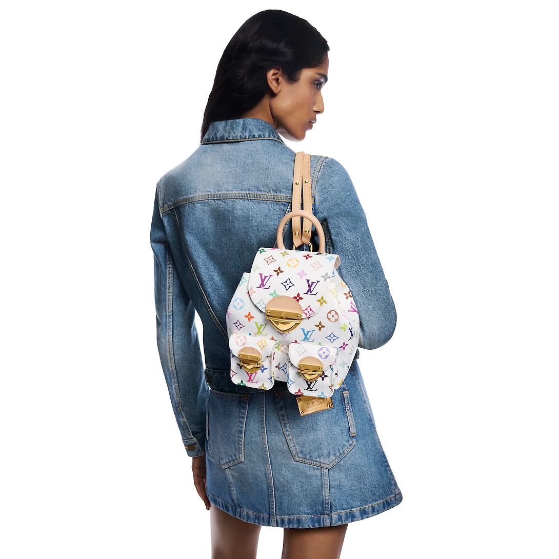 Louis Vuitton Monogram Multicolor White Coated Canvas Lockme Mini Backpack 7 i1742470292 3902 2