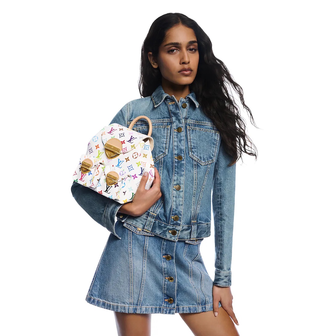 Louis Vuitton Monogram Multicolor White Coated Canvas Lockme Mini Backpack 6 i1742470292 8844 0