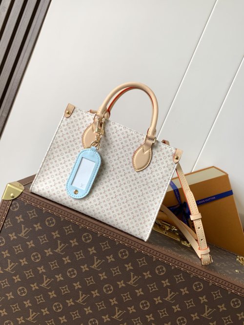 Louis Vuitton Onthego PM Handbag Dune Leather - M15138 Chic & Functional