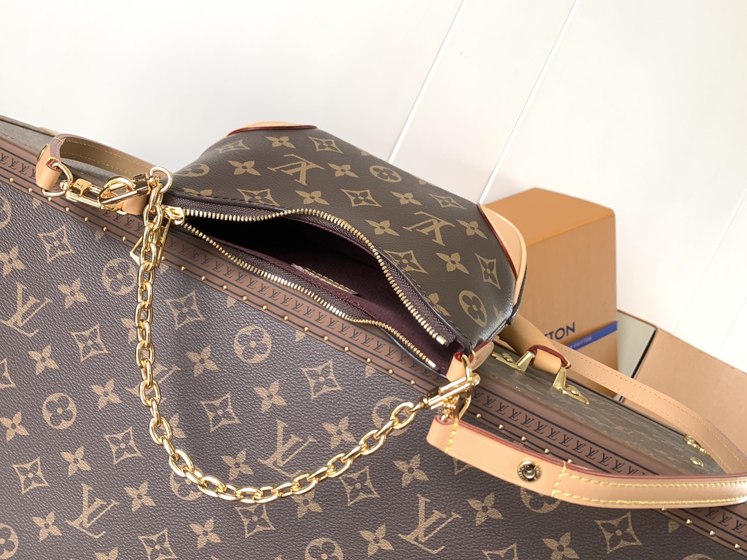 顶级原单，变码芯片M25519本款 Nano Boulogne 手袋以经典 Monogram 帆布致意品