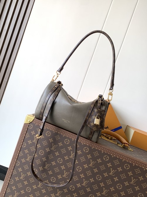 Louis Vuitton Express Small Handbag: Monogram Trim, Leather, Olive 1 Louis Vuitton Express Small Handbag: Monogram Trim, Leather, Olive