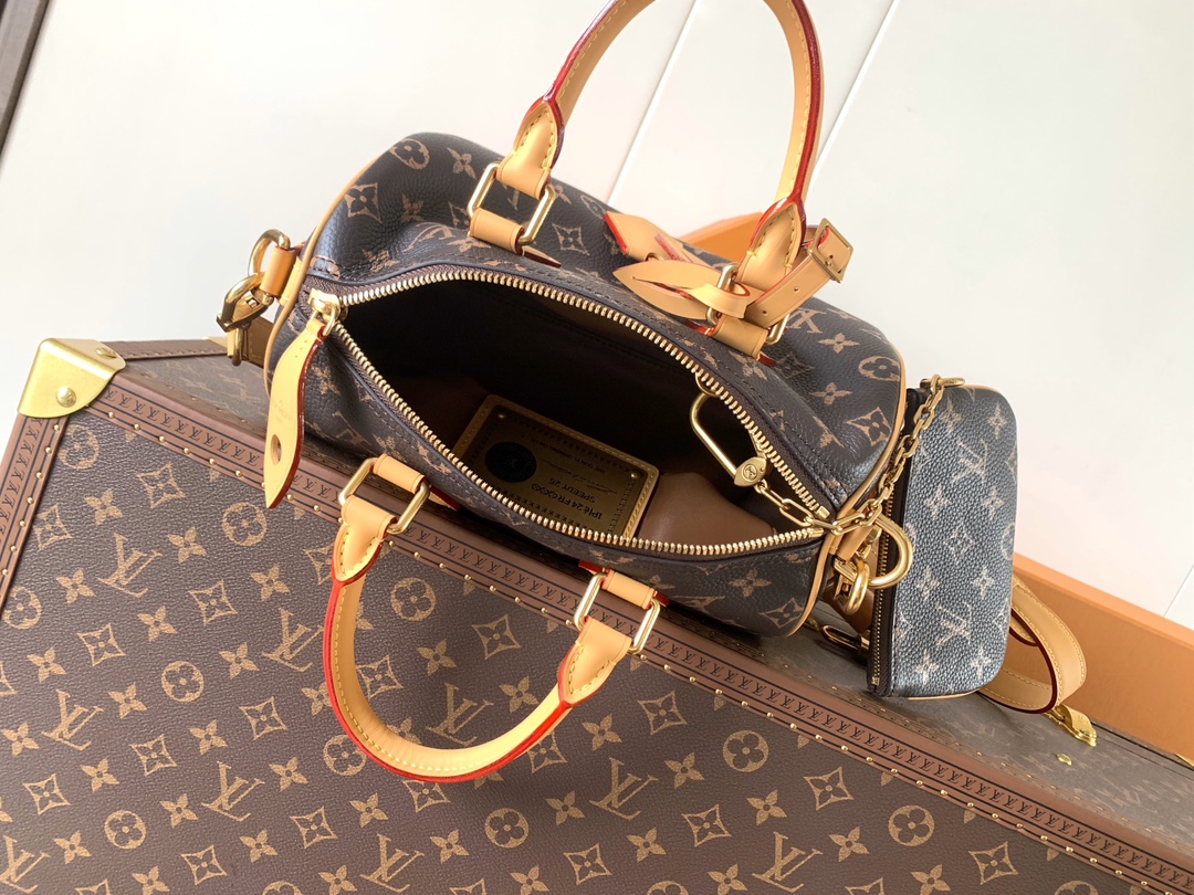 顶级原单，变码芯片 全钢五金M24443 本款 Speedy P九Bandoulière 25 Mono