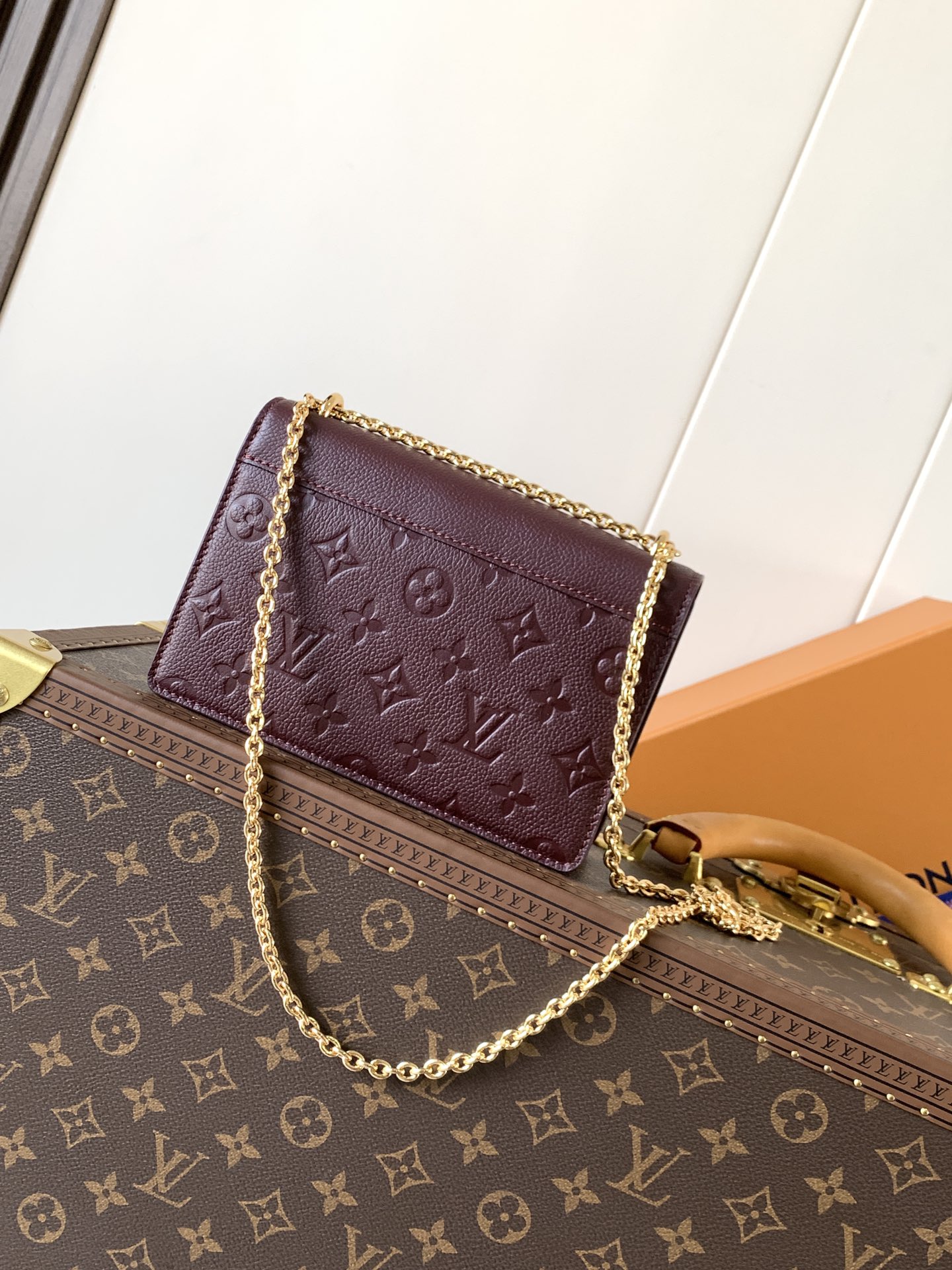 顶级原单，变码芯片M13569黑色M13570 灰 M25814 酒红 (链条/压花)【Portefeu